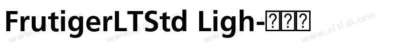 FrutigerLTStd Ligh字体转换 FrutigerLTStd Ligh字体转换